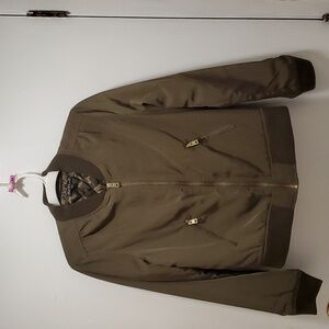 Junior's army green bomber style jacket size S like new
